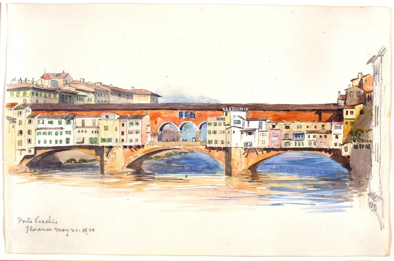 Ponte Vecchio, Florence - George Elbert Burr