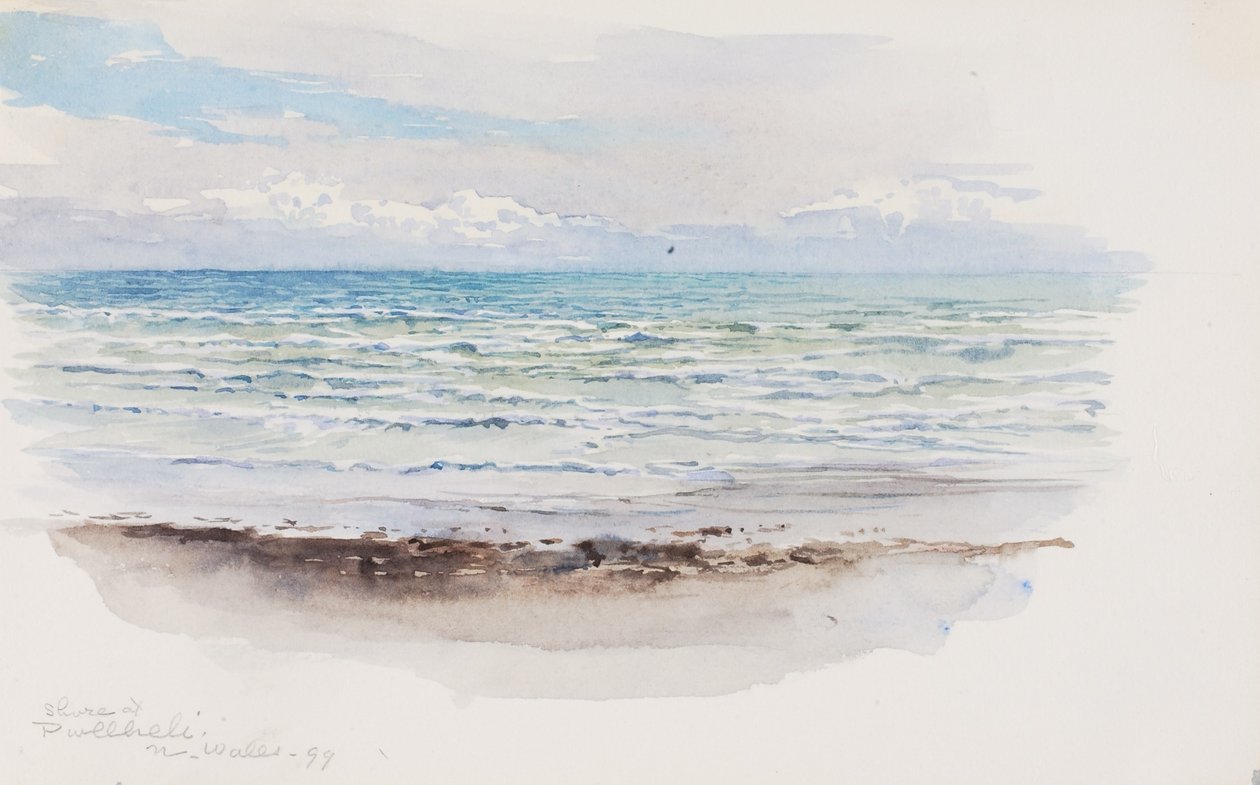 Rivage à Pwllheli, au nord du Pays de Galles - George Elbert Burr
