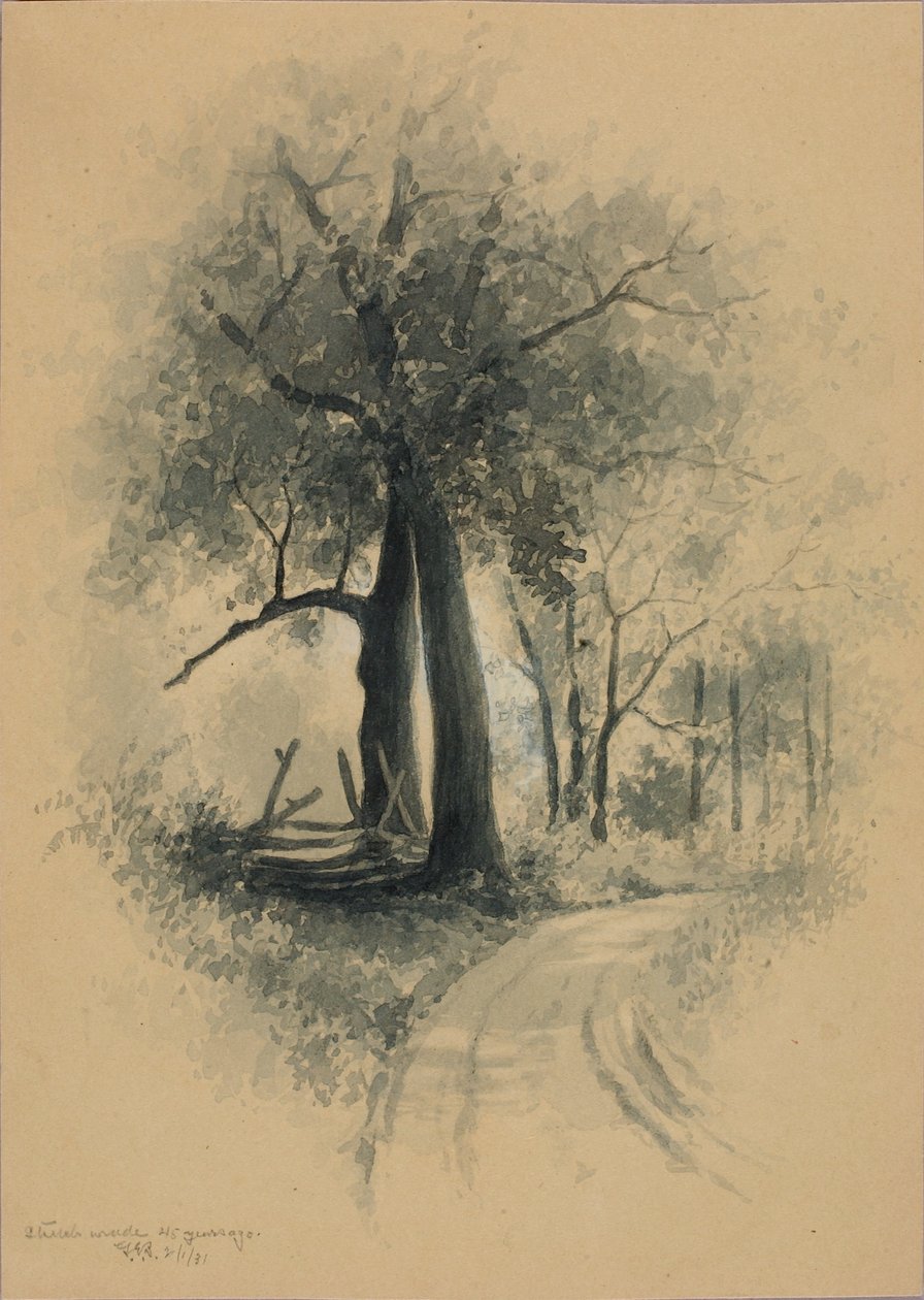 Croquis réalisé il y a 45 ans - George Elbert Burr
