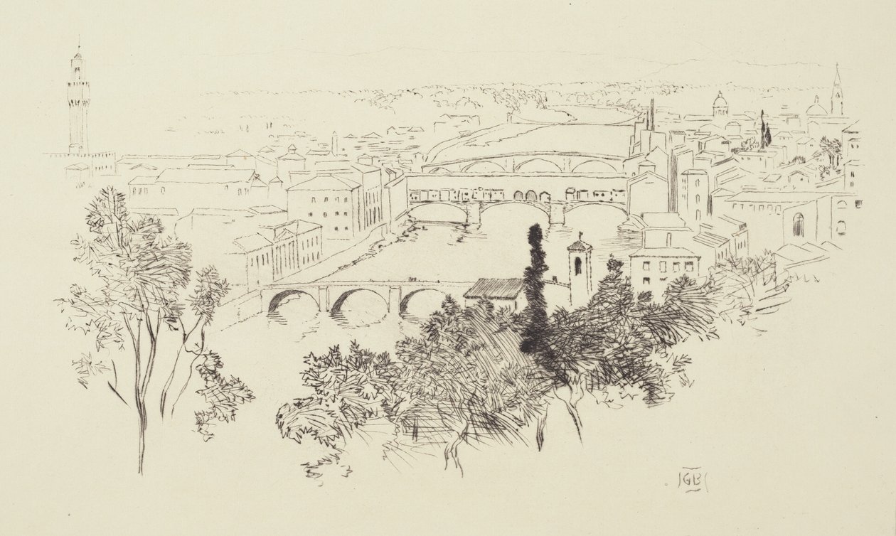 Esquisse de Florence - George Elbert Burr