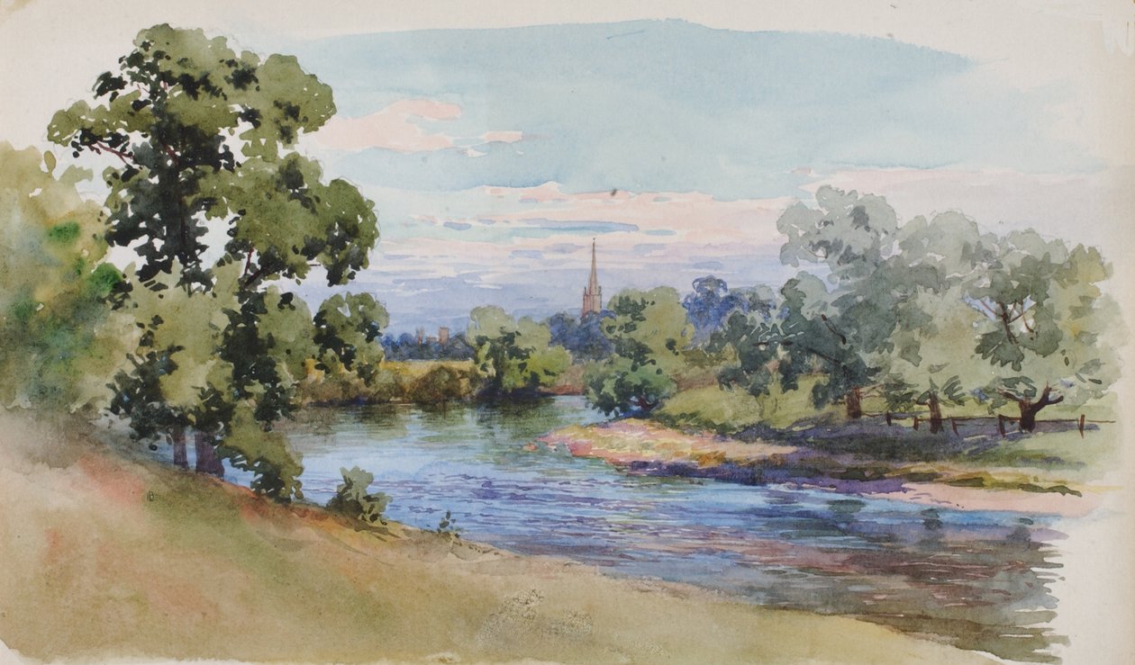 La Wye près de Ross, 1899 - George Elbert Burr