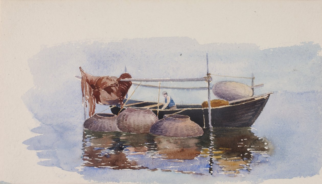 Sans titre--Bateau de pêche - George Elbert Burr