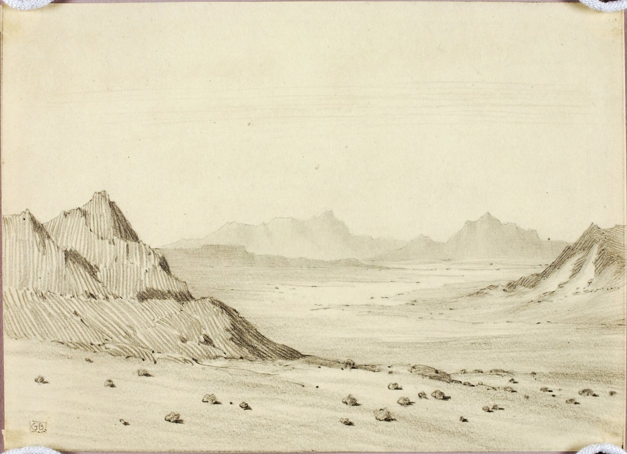 Sans titre (dessin pour estampe) - George Elbert Burr