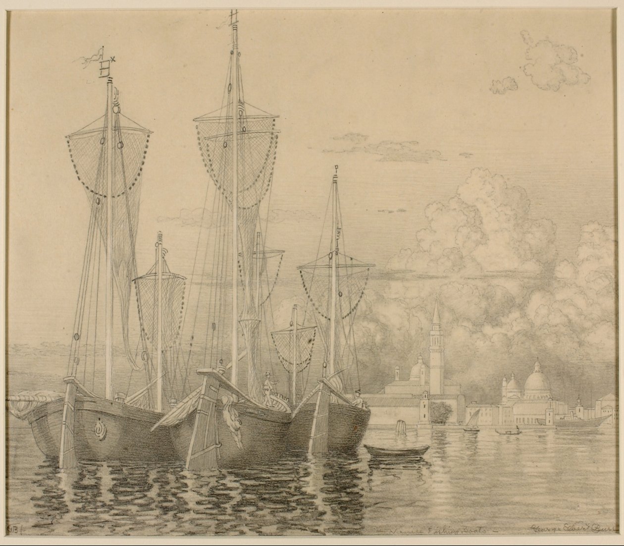 Bateaux de pêche à Venise - George Elbert Burr