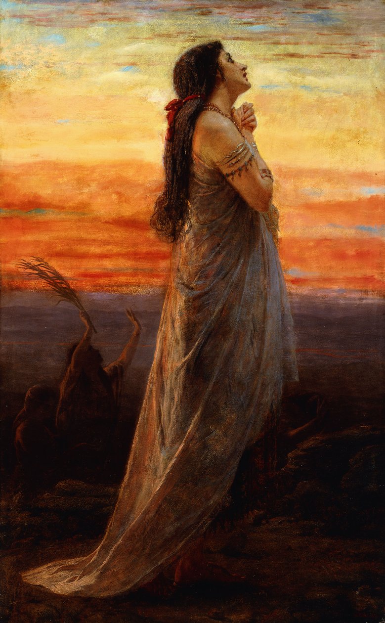 La Lamentation de la Fille de Jephté, 1871 - George Elgar Hicks