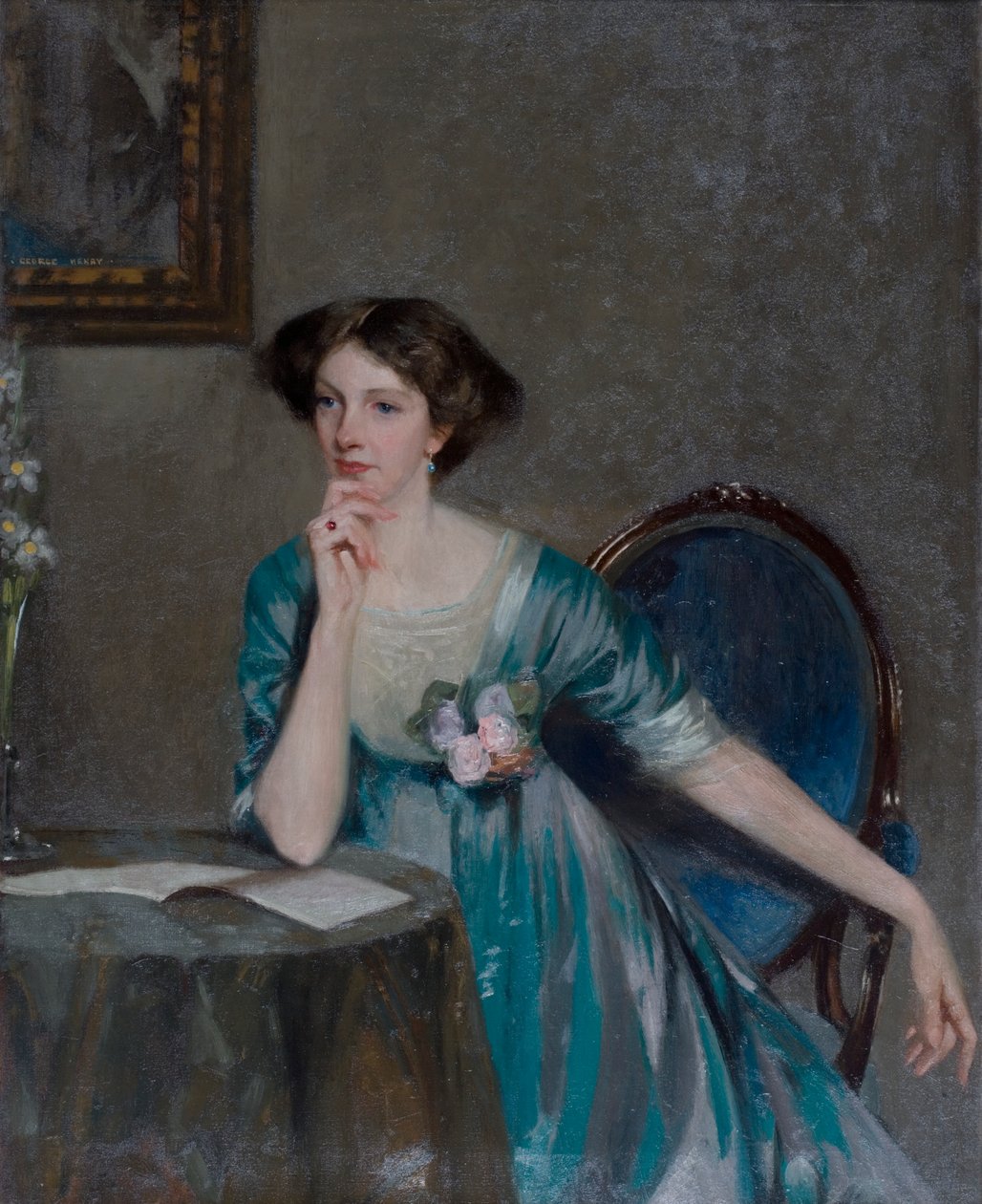 Portrait de Lady Margaret Sackville, vers 1910 - George F. Henry