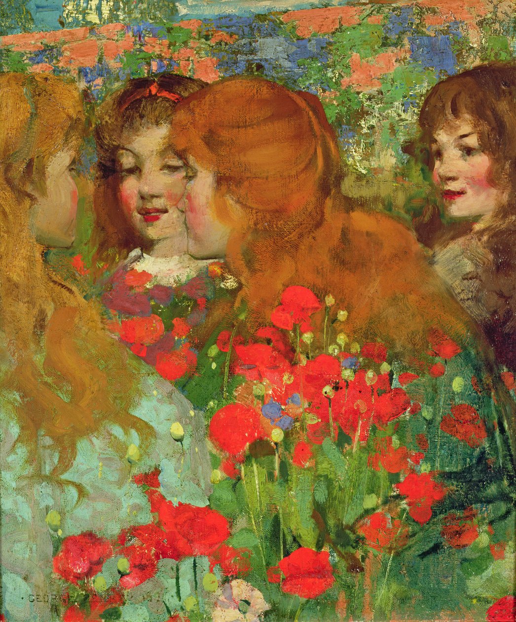 Les coquelicots - George F. Henry