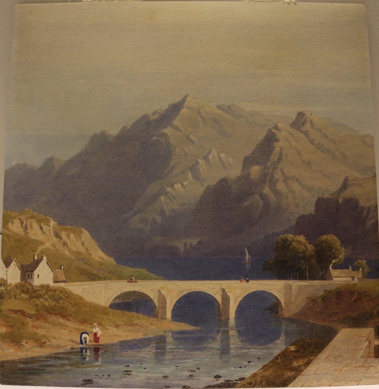 Vue de Fort Augustus, canal calédonien, vers 1830 - George Fennel Robson