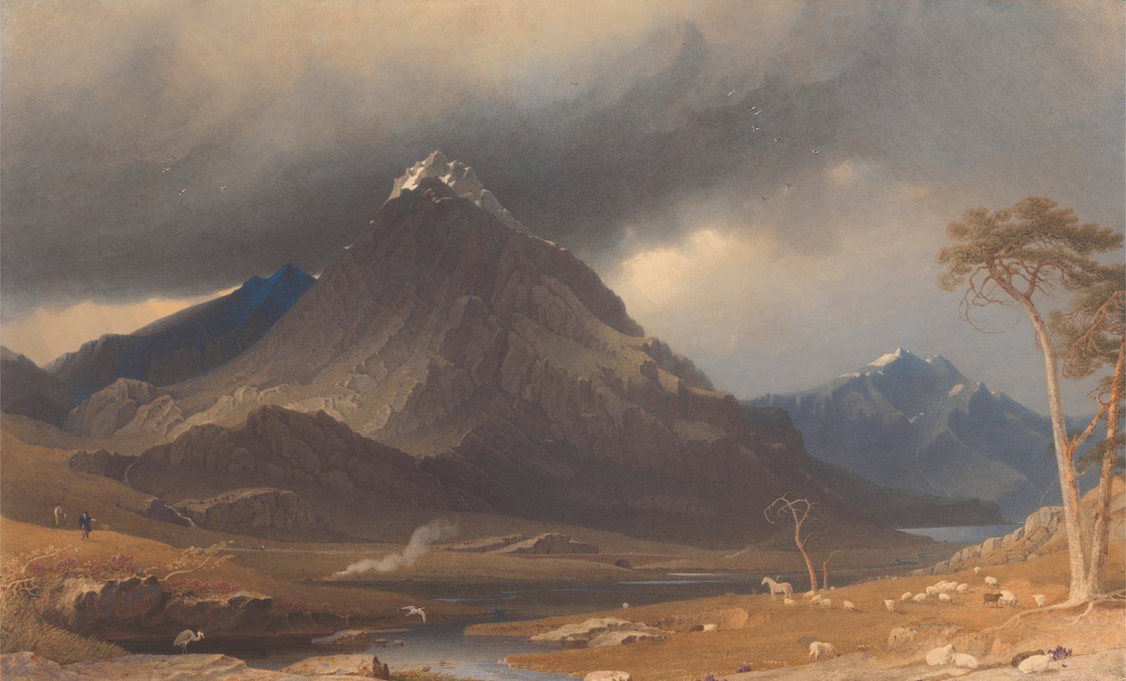 Tryfan, Carnarvonshire - George Fennell Robson