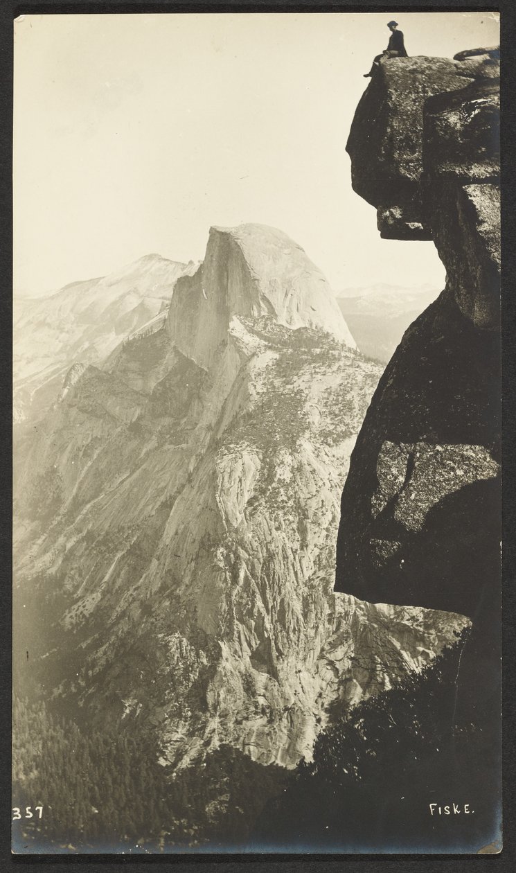 Glacier Point (3200 pieds) et Half Dome (5000 pieds) - George Fiske