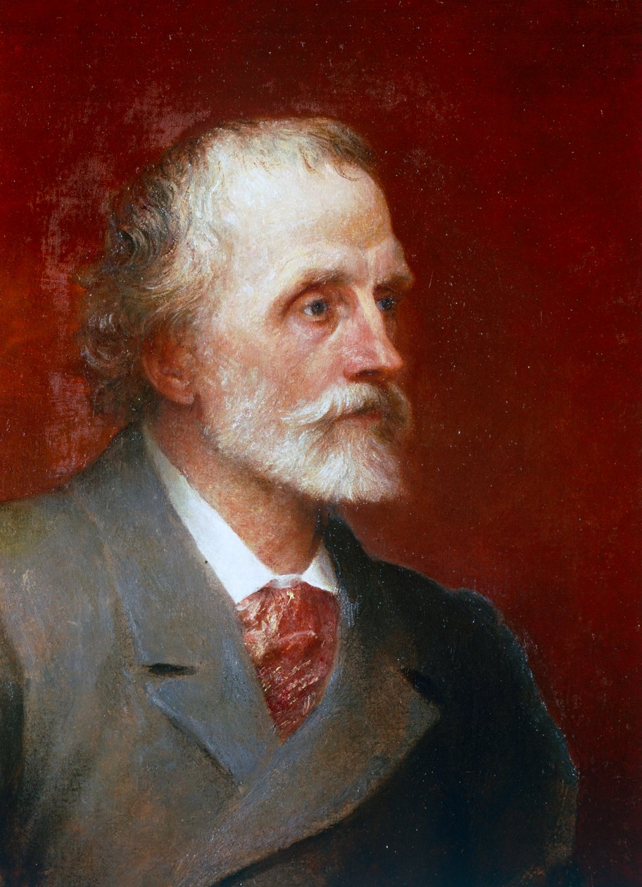Portrait de George Meredith - George Frederic Watts