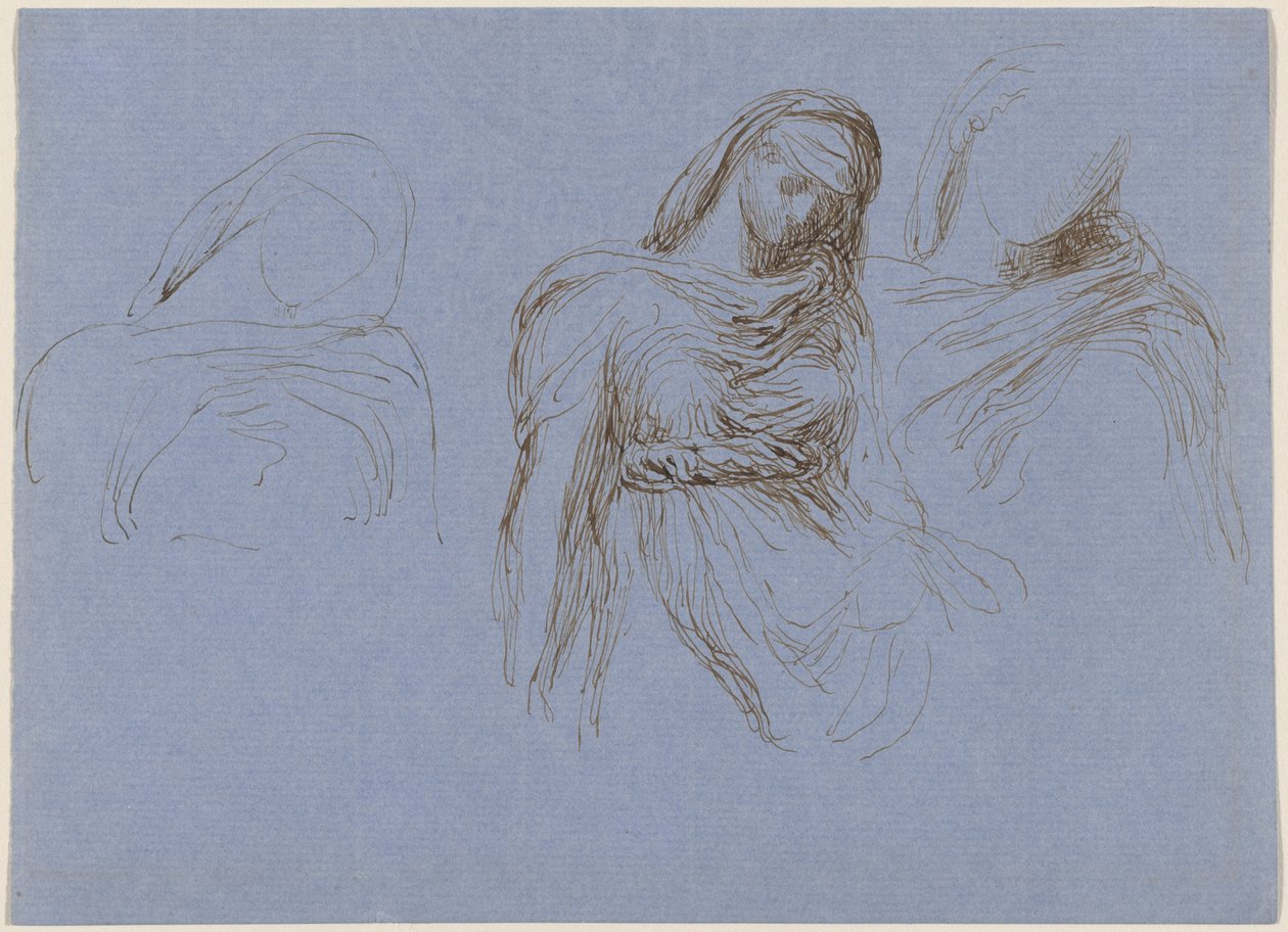 Étude de la mort pour "Le Temps et la Mort" - George Frederic Watts