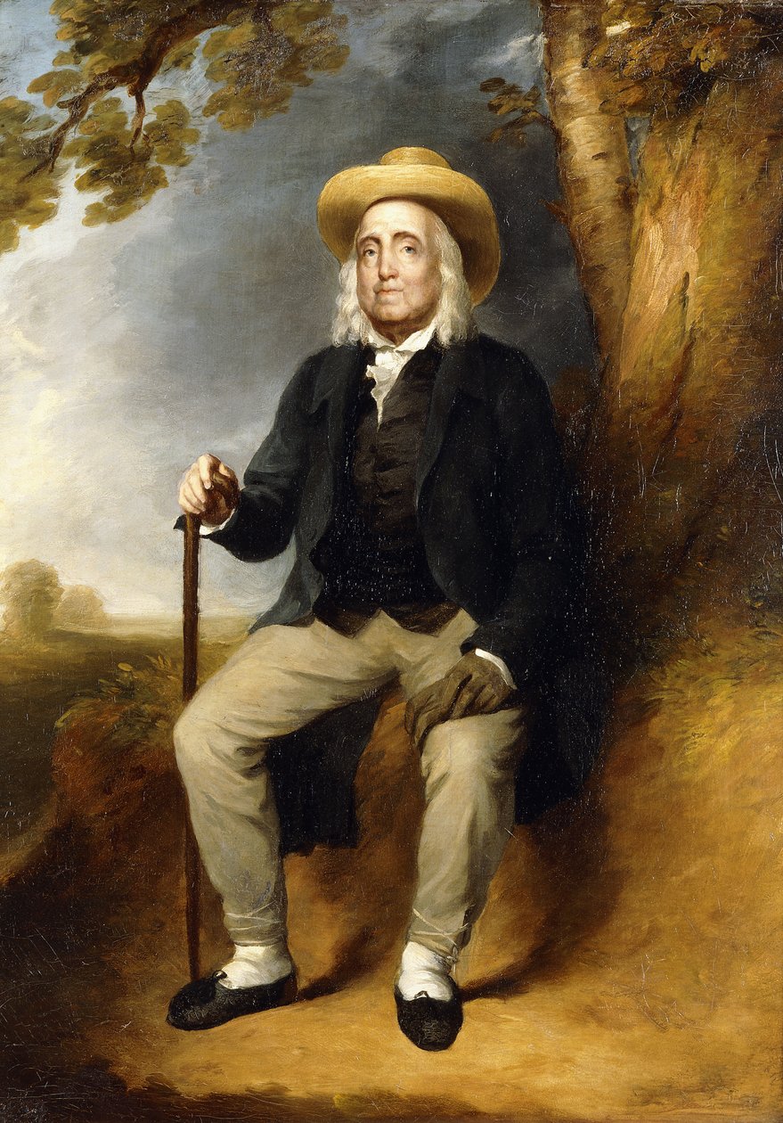 Portrait de Jeremy Bentham - George Frederick Watts