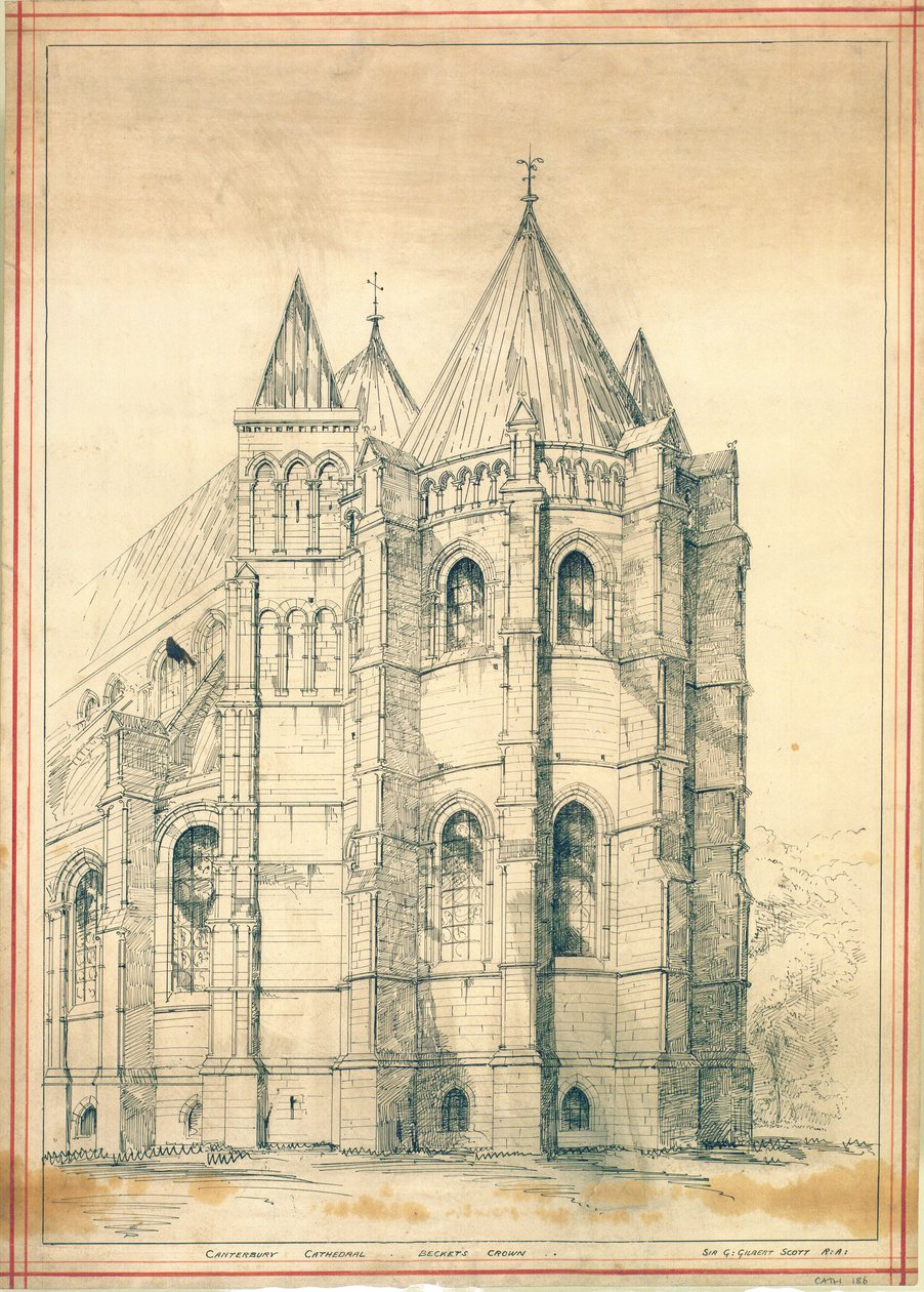 Esquisse, c.1860 - George Gilbert Scott