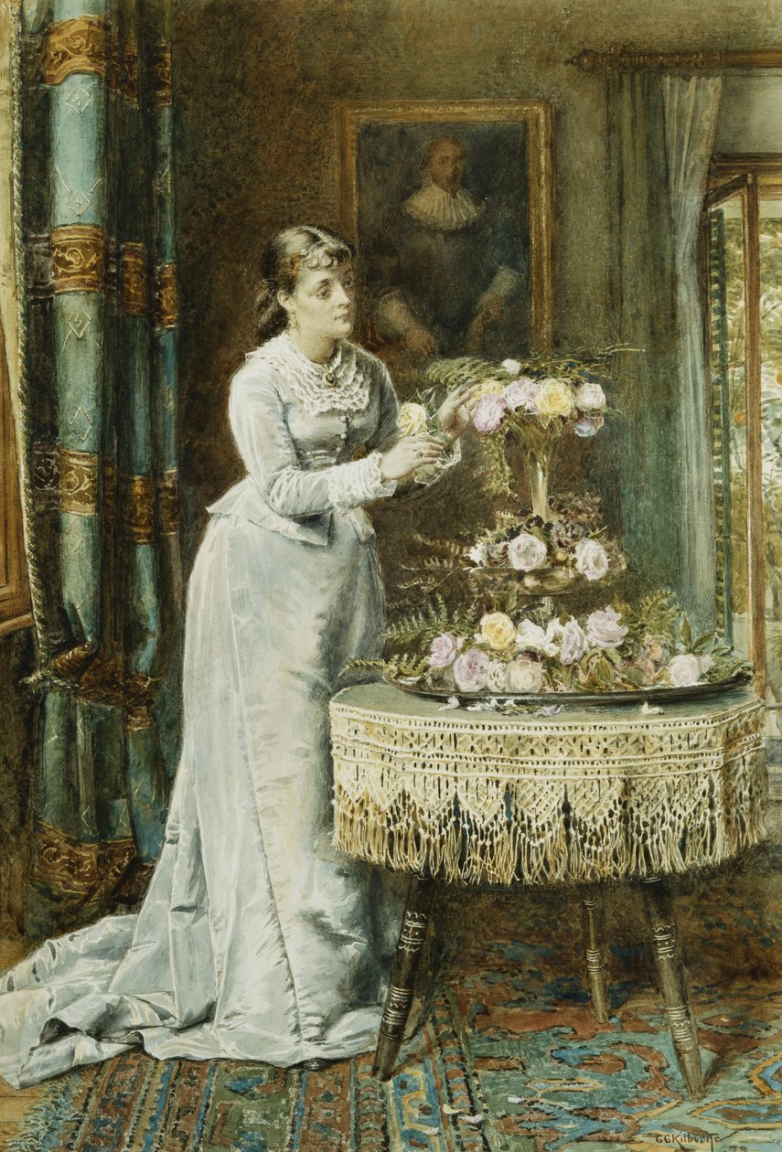 Arrangement floral - George Goodwin Kilburne