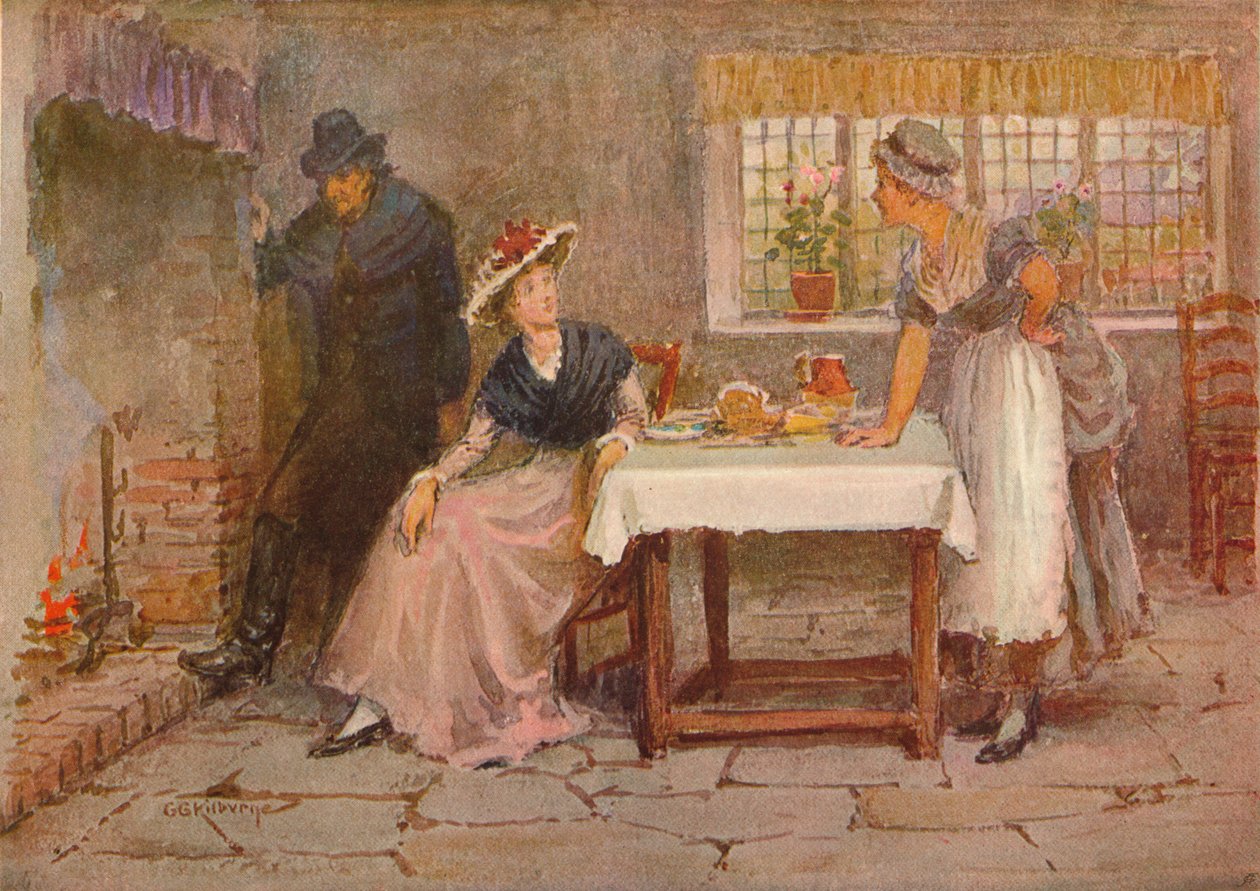 Esquisse de Langham : Abri - George Goodwin Kilburne