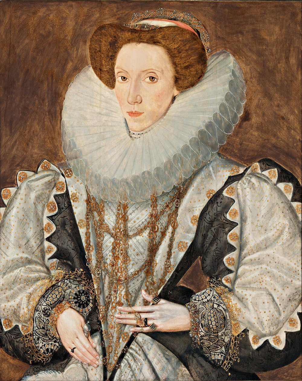 Portrait d'une dame | George Gower | Estampe d'art