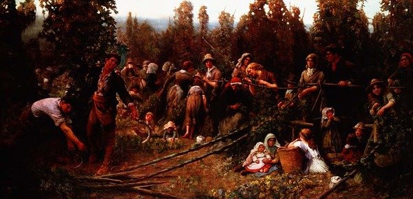 Récolte de raisins - George Harcourt Sephton