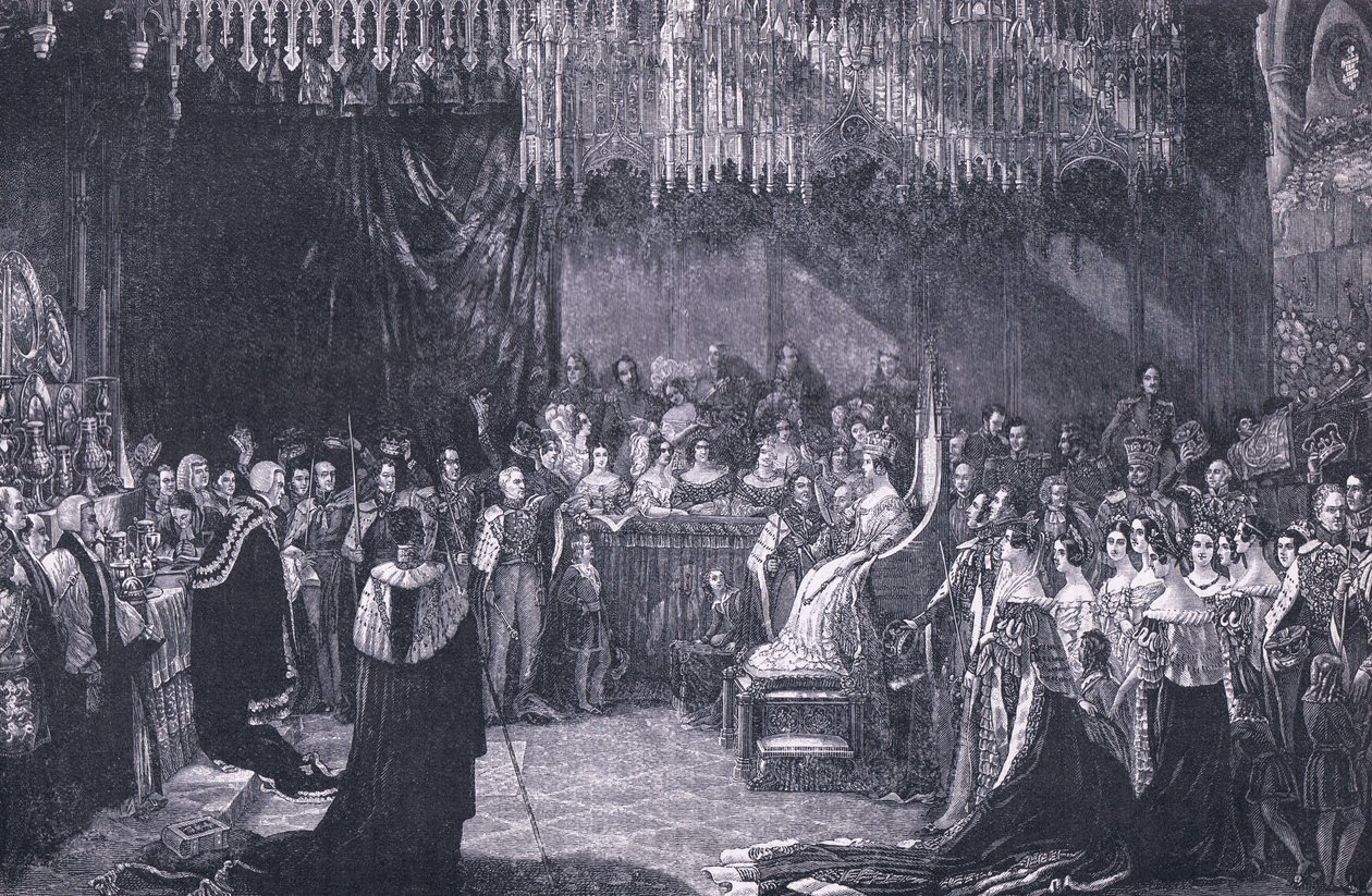 Le couronnement de la reine Victoria en 1838 - George Hayter