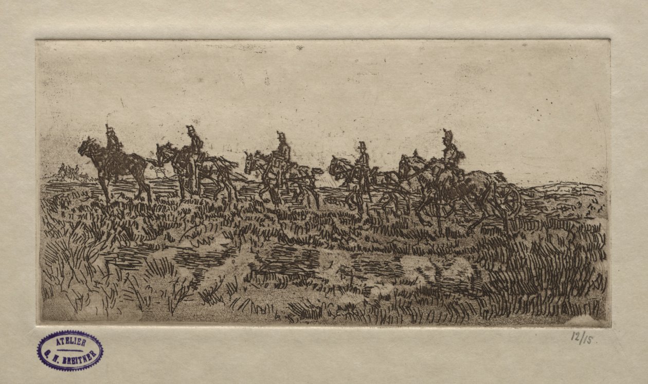 Scène de cavalerie - George Hendrik Breitner