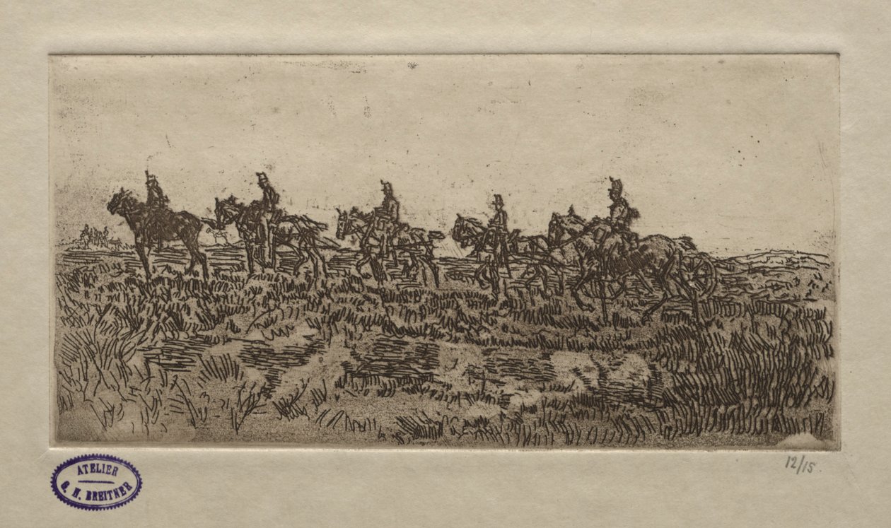 Scène de cavalerie - George Hendrik Breitner