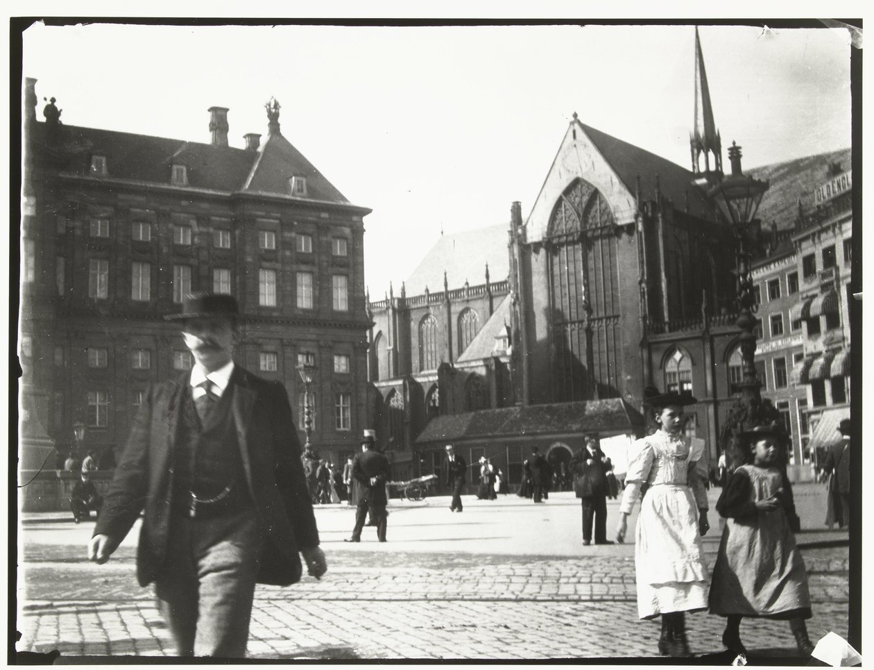 Vue sur la Dam à Amsterdam - George Hendrik Breitner