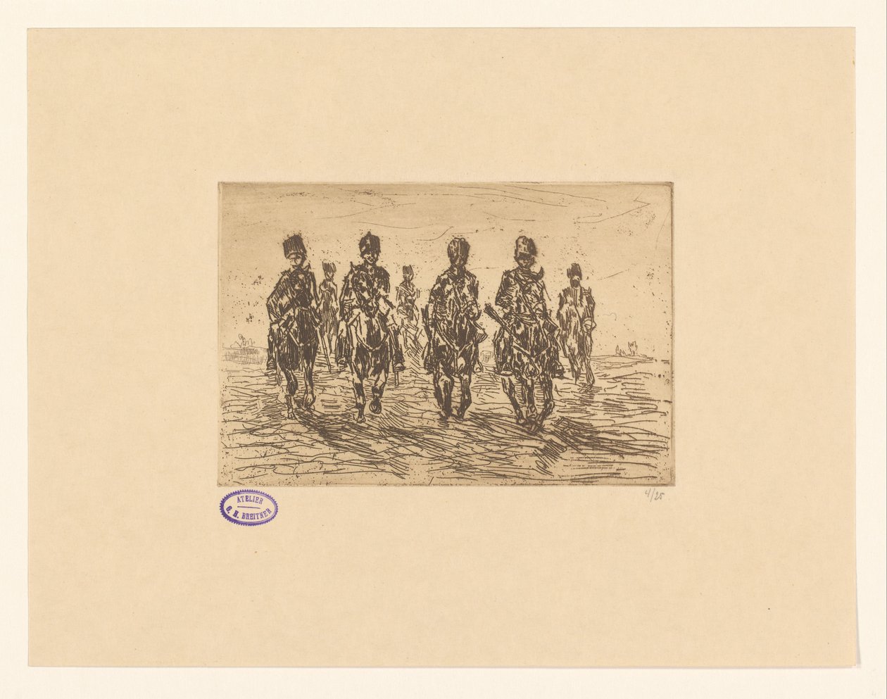 Hussards au galop - George Hendrik Breitner