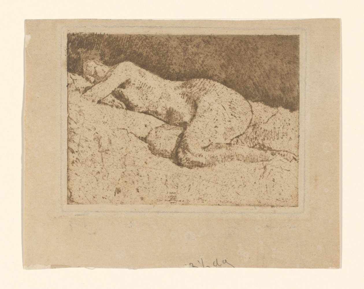 Nu féminin allongé - George Hendrik Breitner