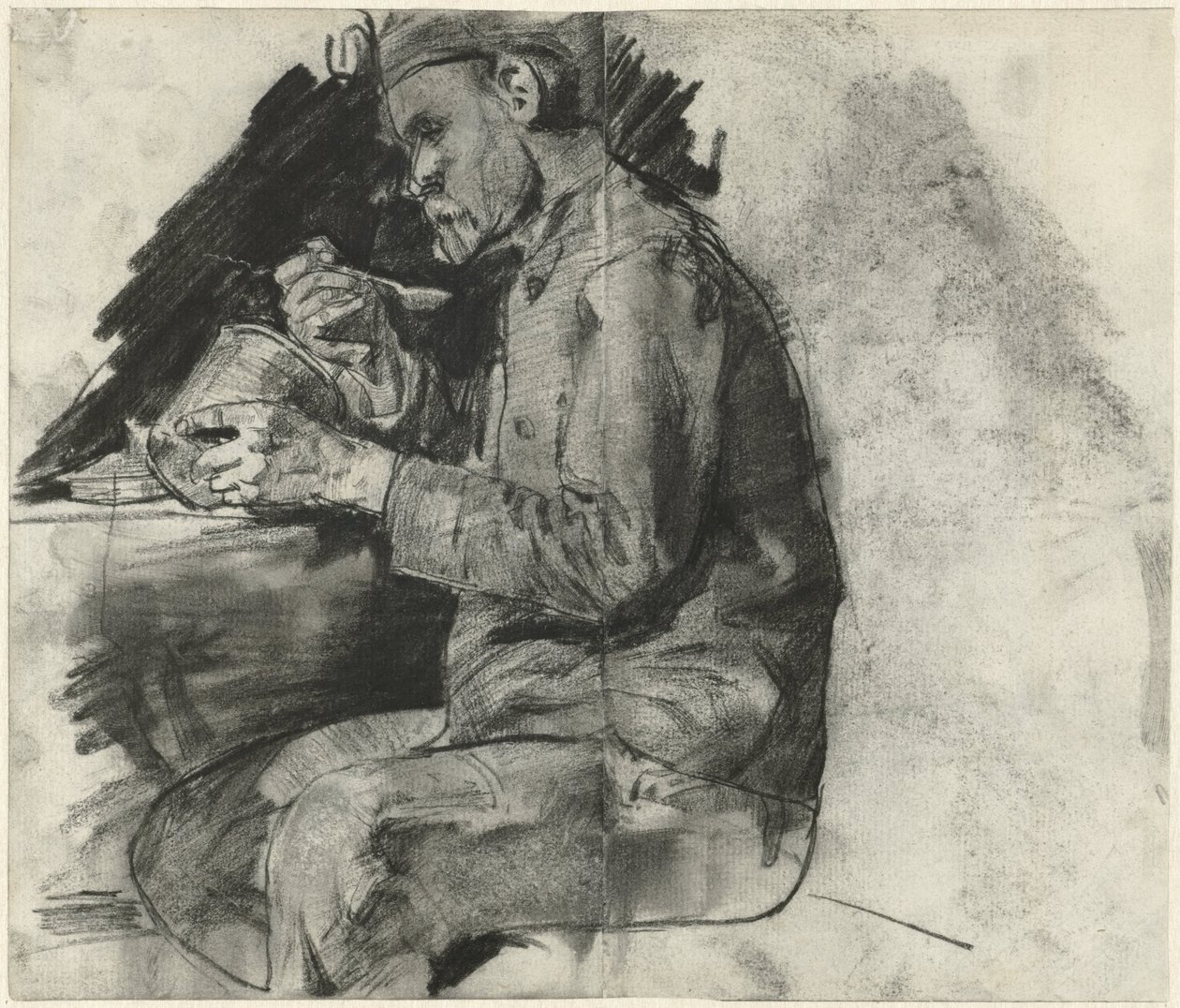 Soldat en train de manger - George Hendrik Breitner