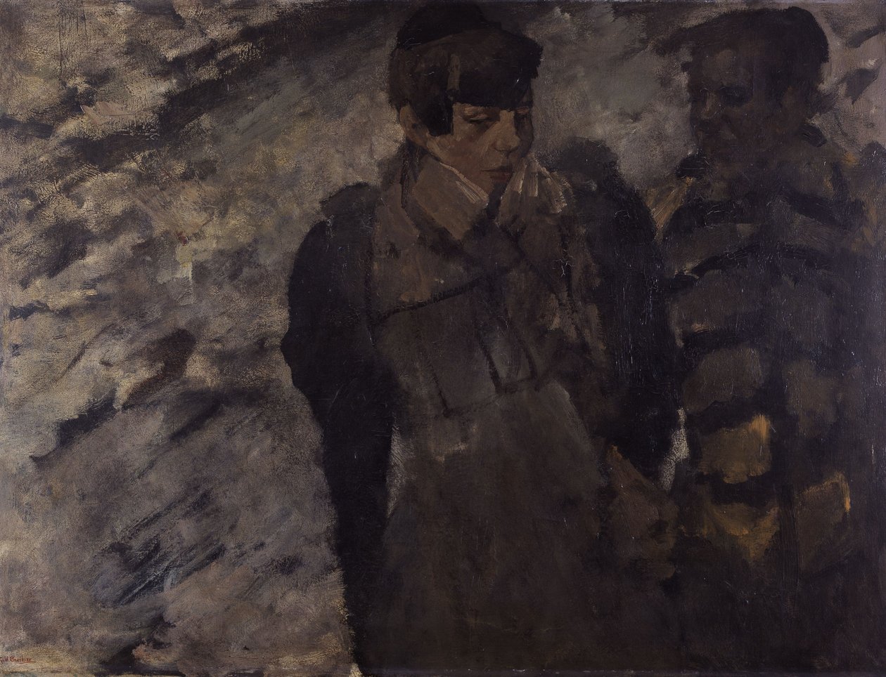 Hiver (Jeunes filles dans la neige) - George Hendrik Breitner