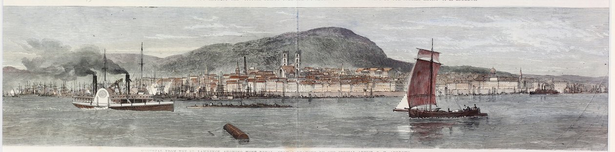 Vues de la ville de Montréal, Canada Est - George Henry Andrews
