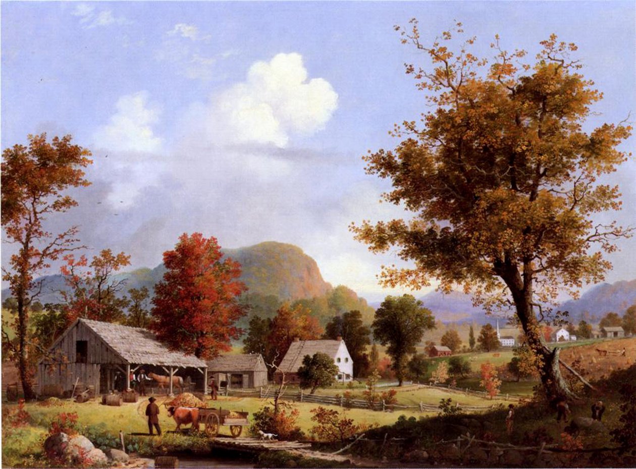 Pressage de cidre, 1855 - George Henry Durrie