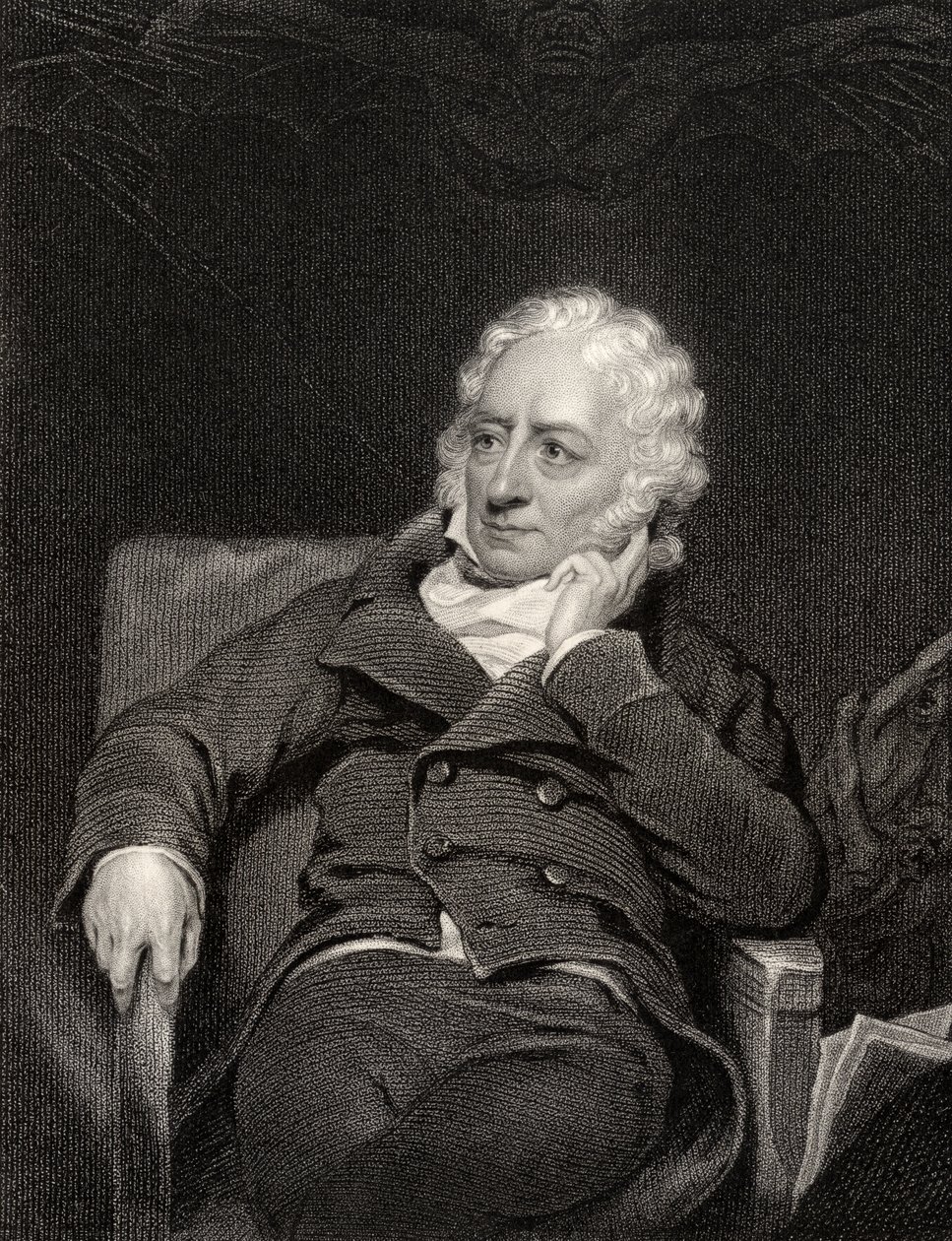 Henry Fuseli, gravé par J. Rogers, de 