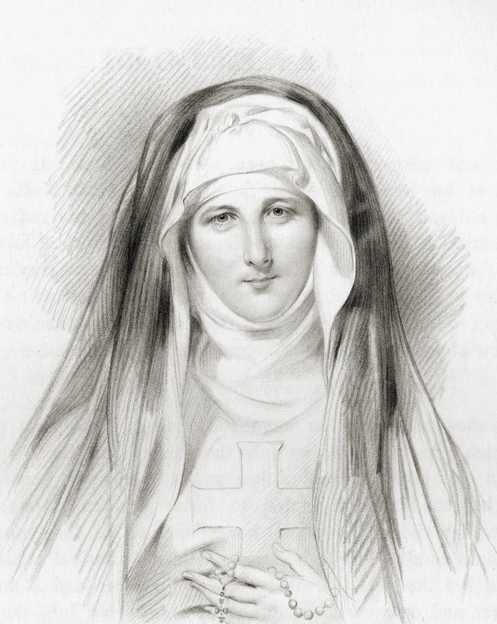 Jane Porter, gravée par J. Thomson, de 
