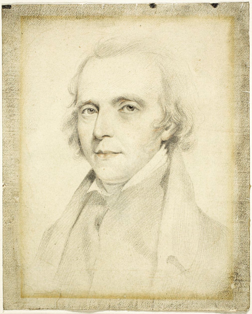 Portrait de John Flaxman, R.A. - George Henry Harlow