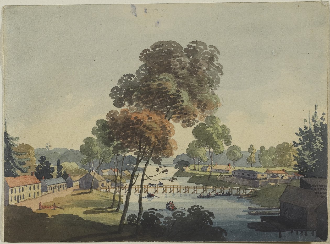 Village de Chippawa près des chutes du Niagara, c.1801 - George Heriot