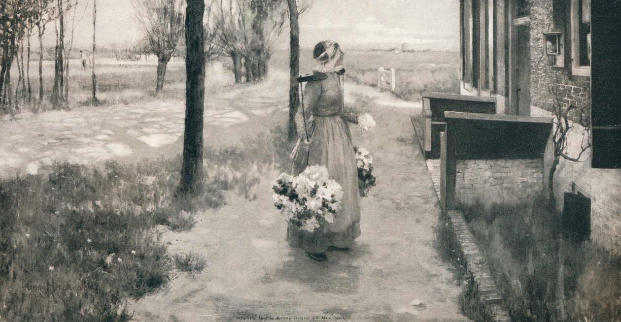 Fleuriste en Hollande, 1887, 1912 - George Hitchcock