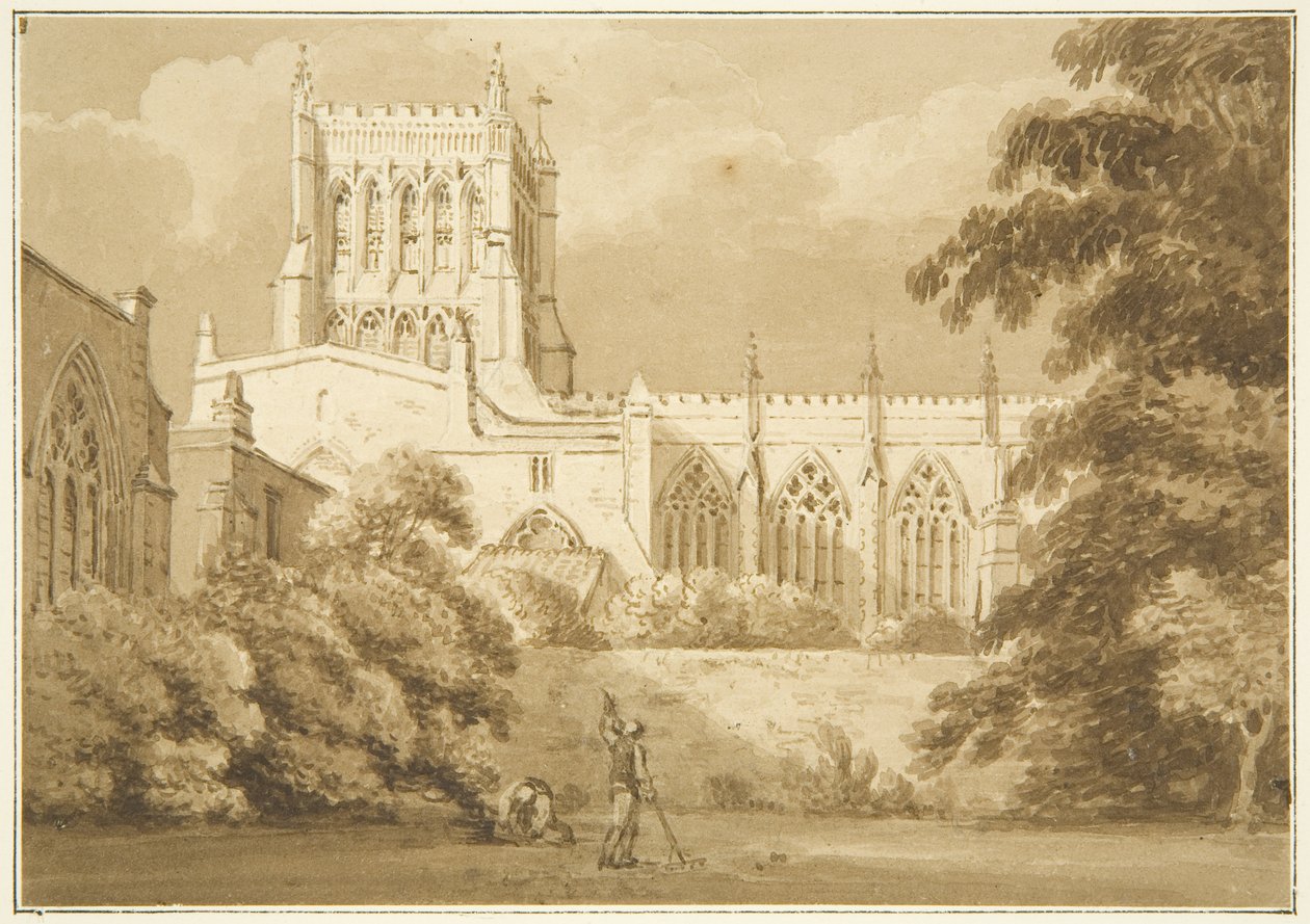 Vue sud de la cathédrale de Bristol - George Holmes