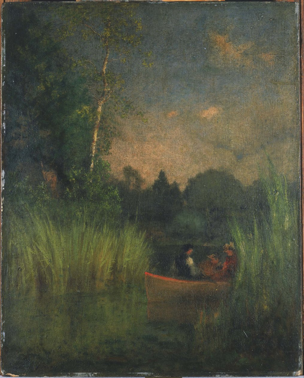 Crépuscule dans les roseaux (Alexandria Bay) - George Inness