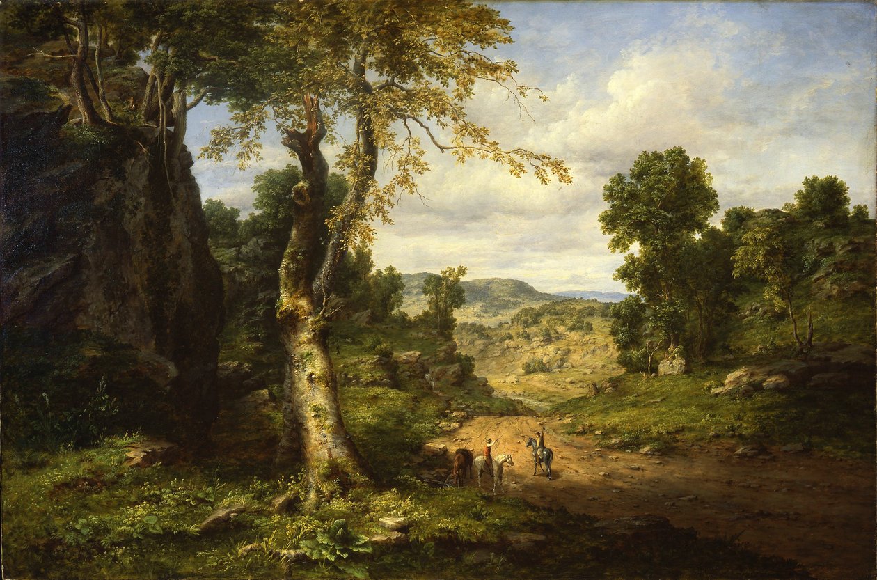 Vue du comté de Berkshire, Massachusetts, après une tempête en septembre - George Inness