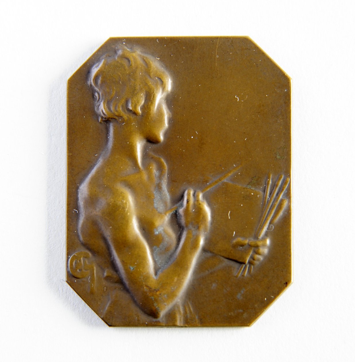 Plaque octogonale - George James Frampton