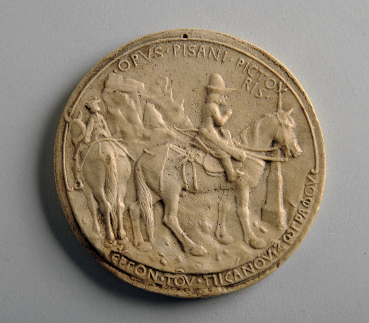 Médaillon en plâtre - George James Frampton