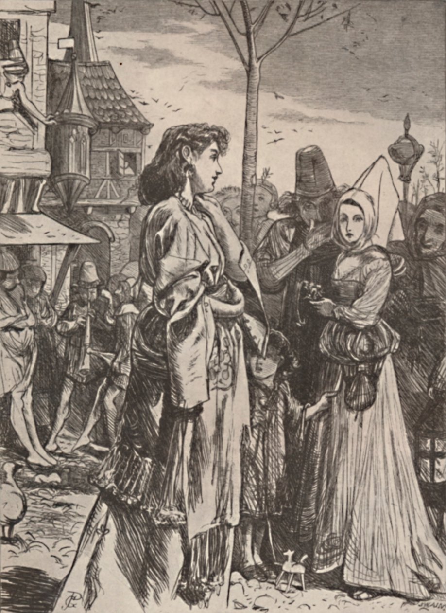 Illustration du poème A Becketts Troth - George John Pinwell