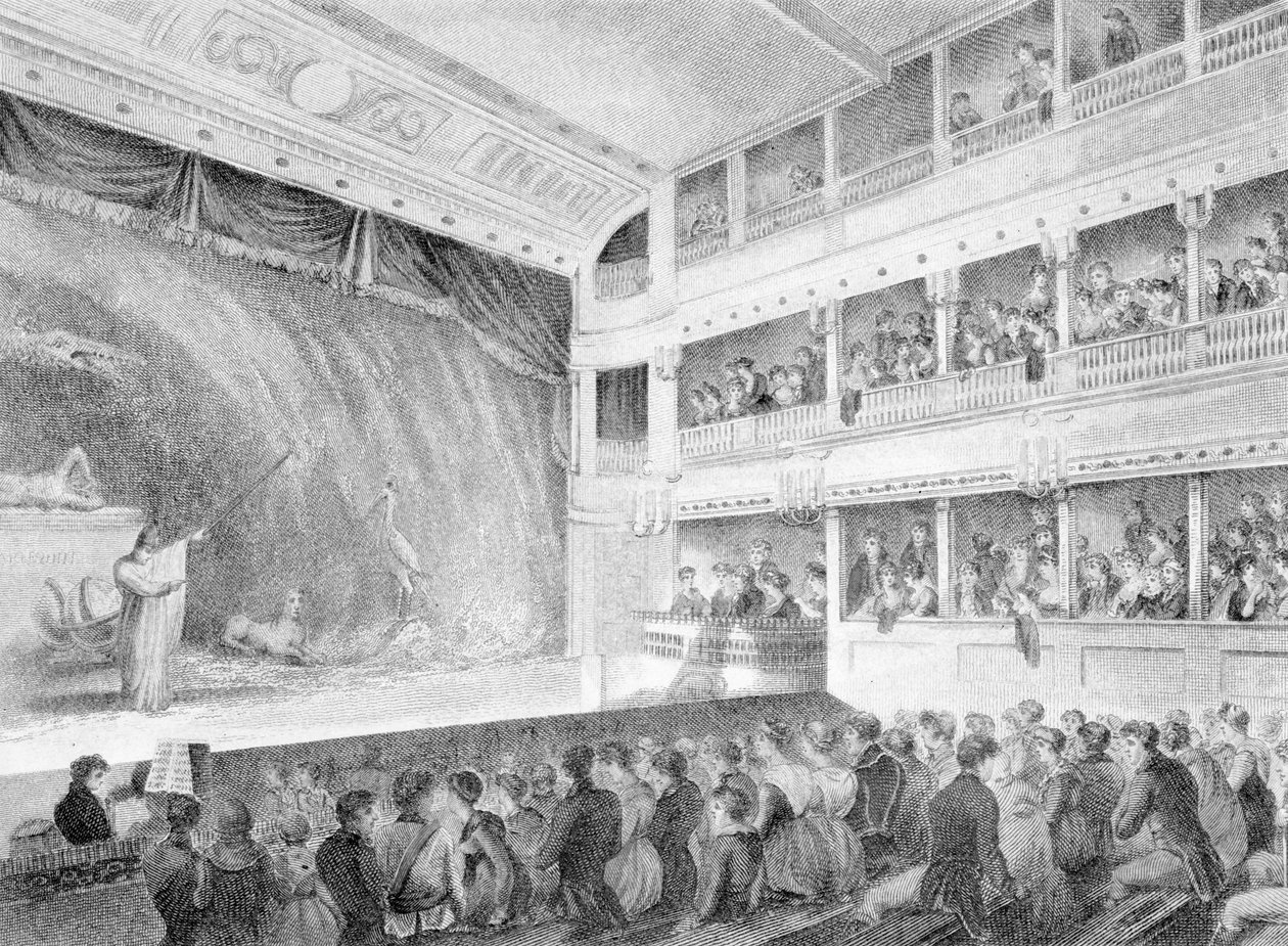 Intérieur du Petit Théâtre, Haymarket à Londres - George Jones