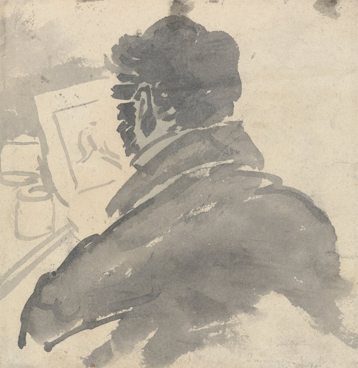 Étude de J.M.W. Turner en train de dessiner - George Jones