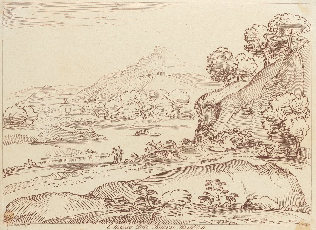 Sans titre : scène pastorale - George Knapton