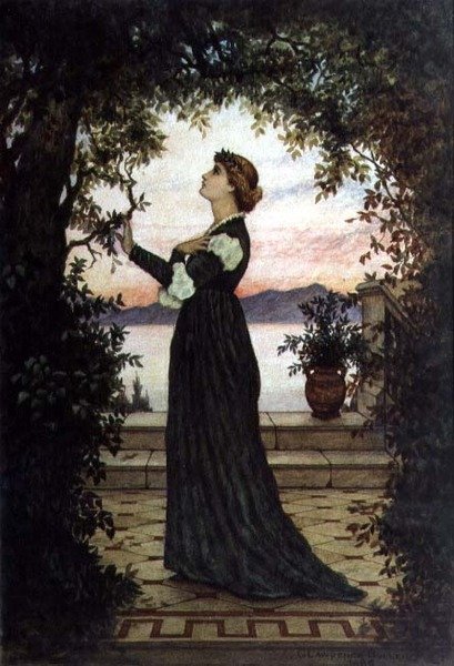 Dans la tonnelle - George Lawrence Bulleid