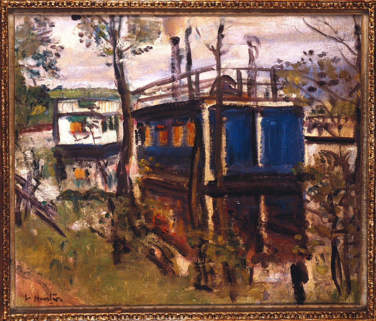 House Boats, Loch Lomond - George Leslie Hunter