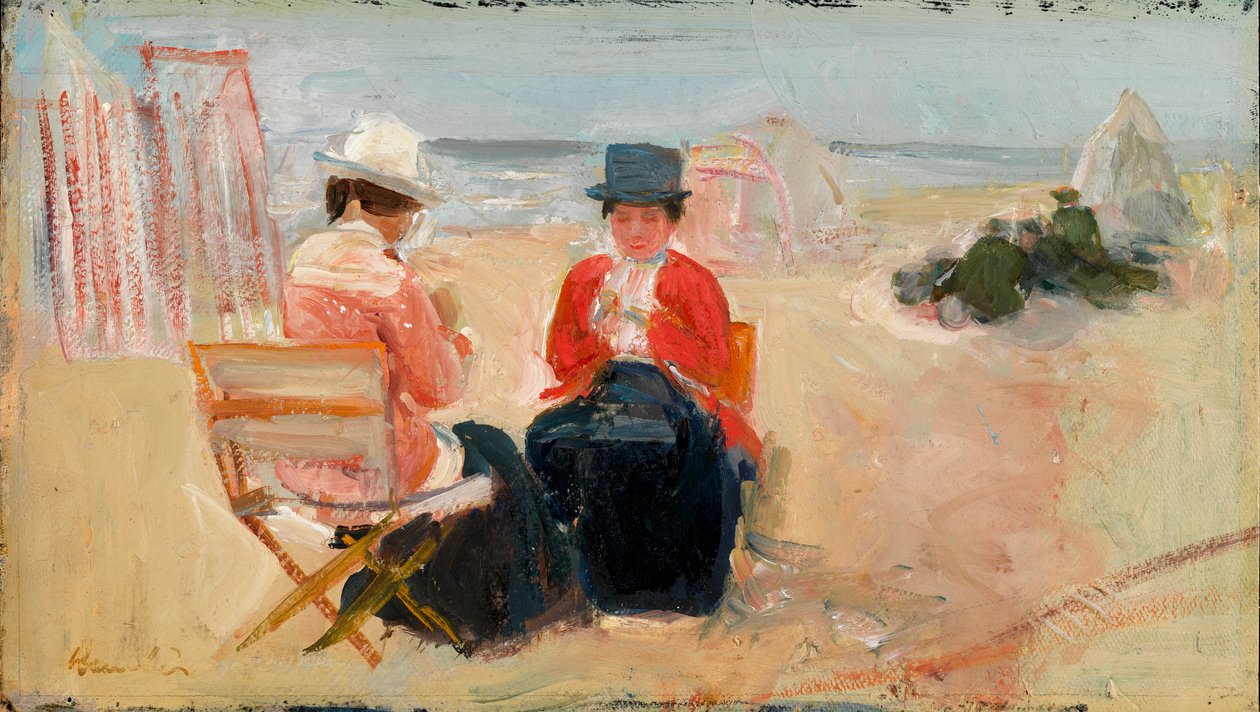 La Veste rouge, c.1910-14 - George Leslie Hunter