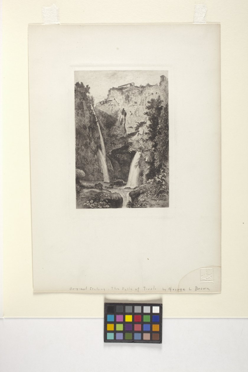 Les chutes de Tivoli - George Loring Brown